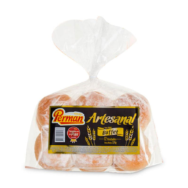 PAN ARTESANAL PERMAN 12U 370G BUFFET